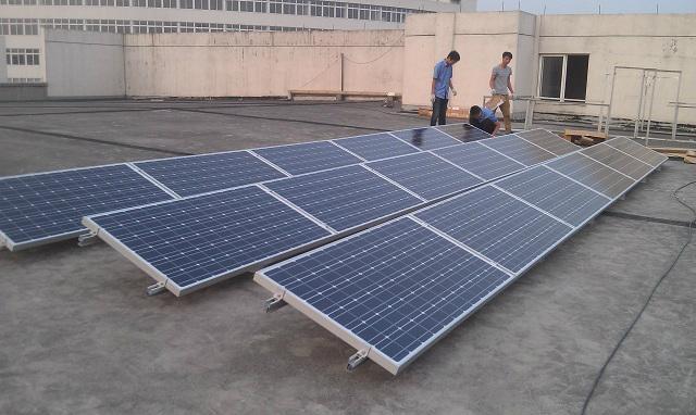 ballasted solar racking system