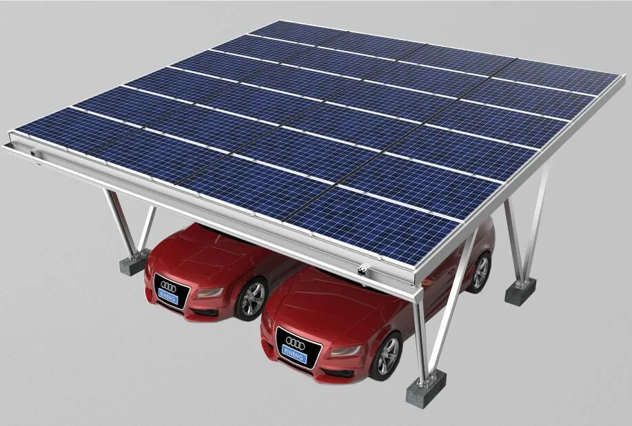 Aliminyòm Carport Solè PV Mounting Kits