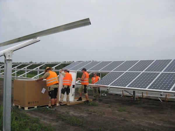 Ground Anchor Mounting Photovoltaic Support