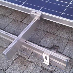 Rail Mount Pou Solè Panel do kay System Mounting