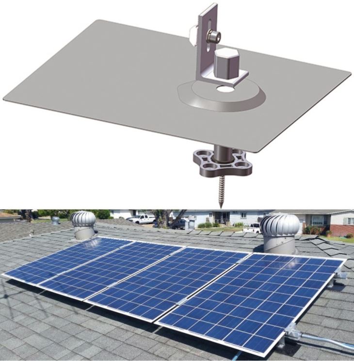 Waterproof Flashing Hook For Solar Panels