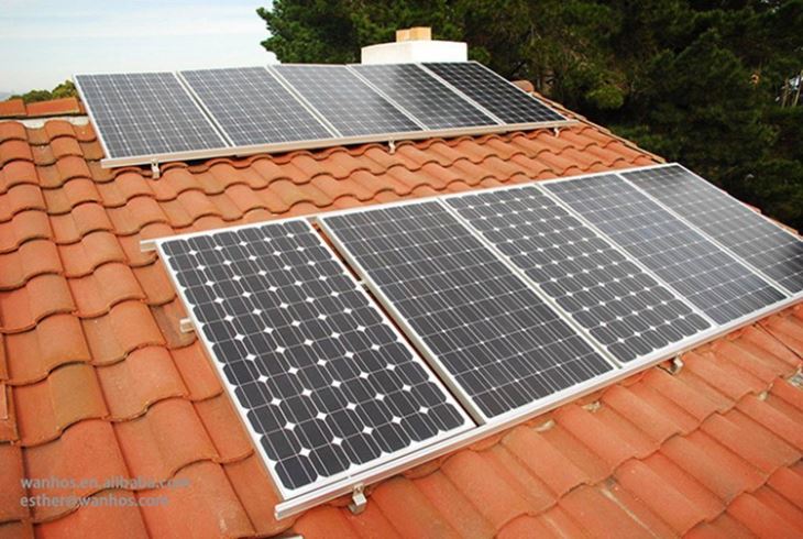 Cheap Chinese Manufacturer Solar Tile Roof Racking System