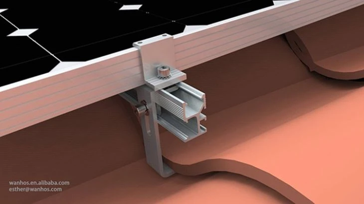 Cheap Chinese Manufacturer Solar Tile Roof Racking System