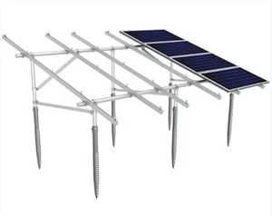 Rail aliminyòm Solar Panel Mounting