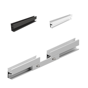 Aliminyòm Solè Rail Egou Twous Rail Connector Pou Pwolonje Rail