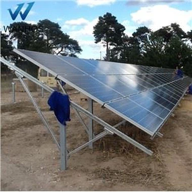 Pile Ground Mounting System pou sistèm solè