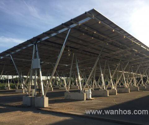 Solar Energy Bracket Carport Aluminum Mounting System For Solar Power Car Parking Installation