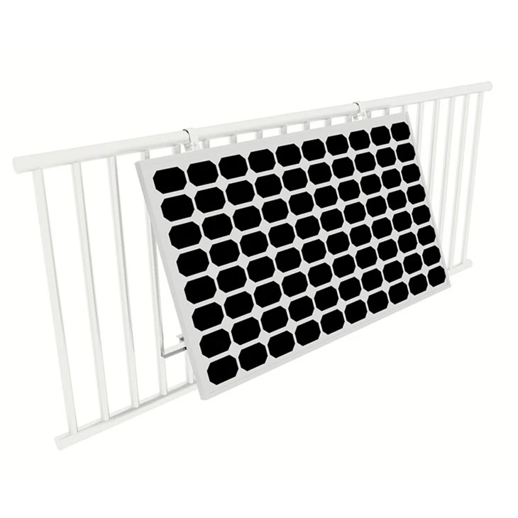 Reglabl Angle Solè Balkon Racking Sistèm